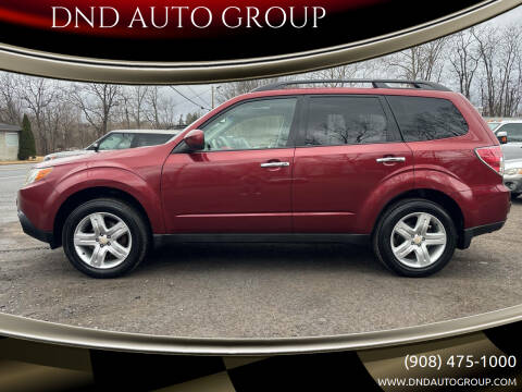 2010 Subaru Forester for sale at DND AUTO GROUP in Belvidere NJ