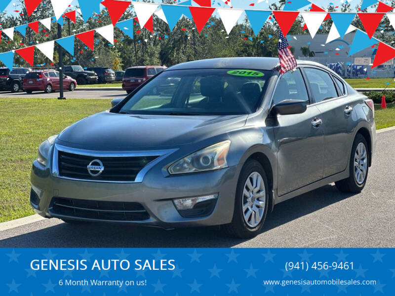 2015 Nissan Altima for sale at GENESIS AUTO SALES in Port Charlotte FL
