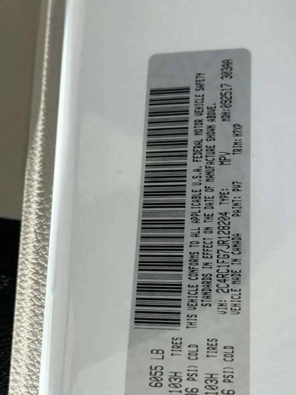 2018 Chrysler Pacifica Touring Plus