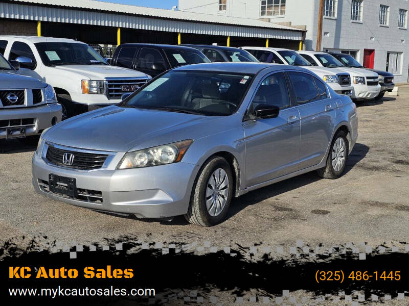 2009 Honda Accord for sale at KC Auto Sales in San Angelo TX