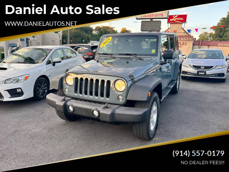 2015 Jeep Wrangler Unlimited for sale at Daniel Auto Sales in Yonkers NY