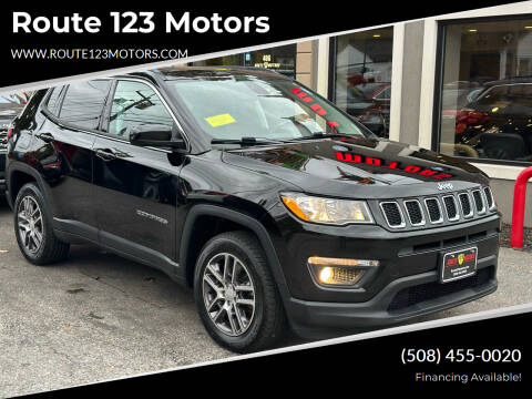 2018 Jeep Compass for sale at Route 123 Motors in Norton MA