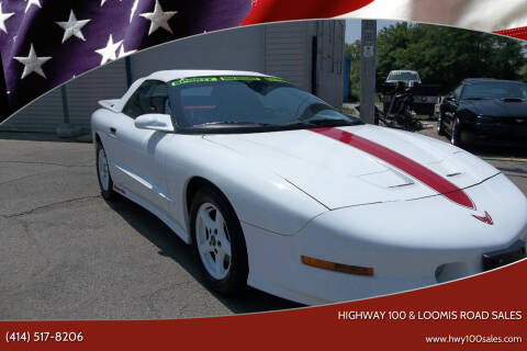 1995 Pontiac Firebird for sale at Highway 100 & Loomis Road Sales in Franklin WI