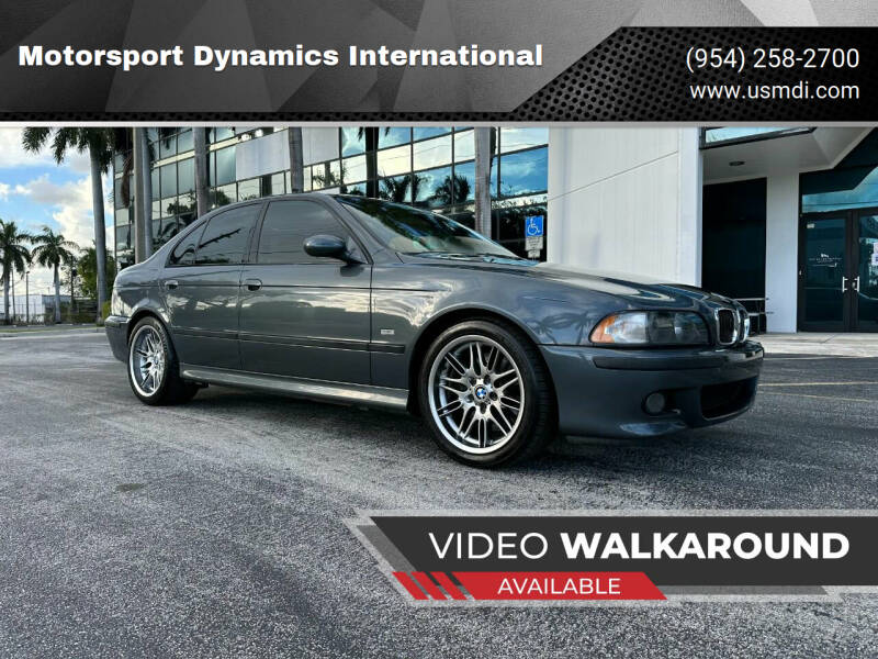 2000 BMW M5 for sale at Motorsport Dynamics International in Pompano Beach FL