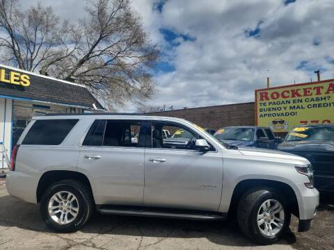 2015 Chevrolet Tahoe for sale at ROCKET AUTO SALES in Chicago IL