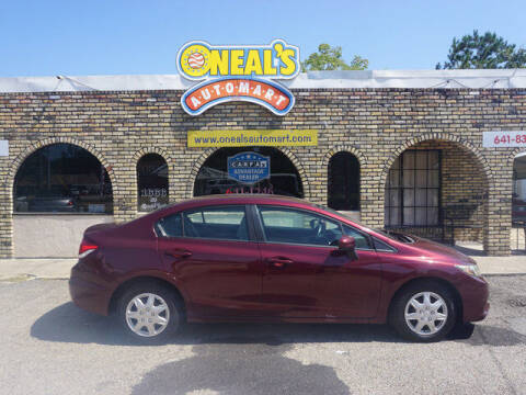 2014 Honda Civic for sale at Oneal's Automart LLC in Slidell LA
