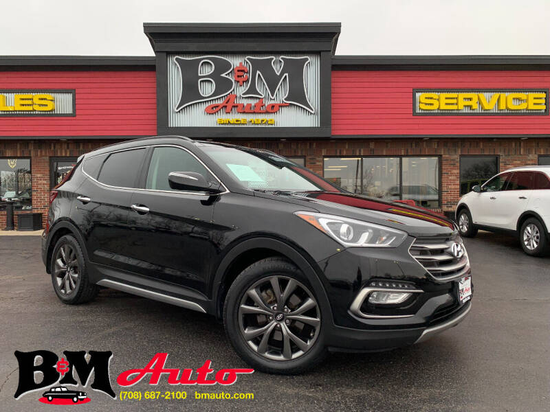 2018 Hyundai Santa Fe Sport for sale at B & M Auto Sales Inc. in Oak Forest IL