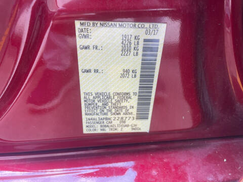 2017 Nissan Altima 2.5 SR