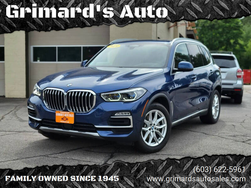 2019 BMW X5 for sale at Grimard's Auto in Hooksett NH