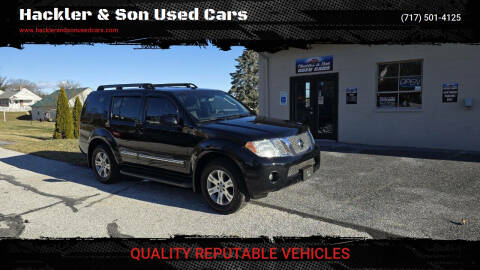 2011 Nissan Pathfinder for sale at Hackler & Son Used Cars in Red Lion PA