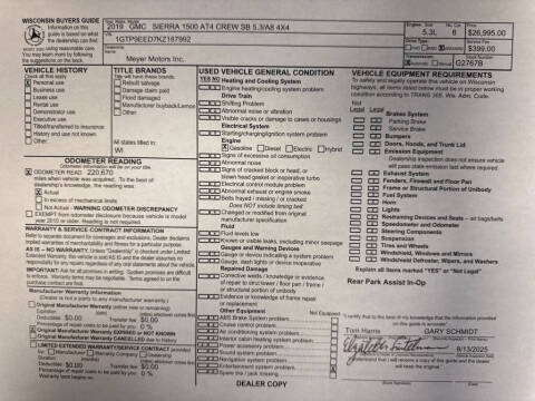 2019 GMC Sierra 1500