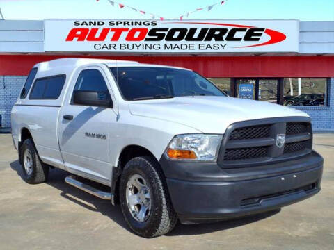 2012 RAM 1500 for sale at Autosource in Sand Springs OK