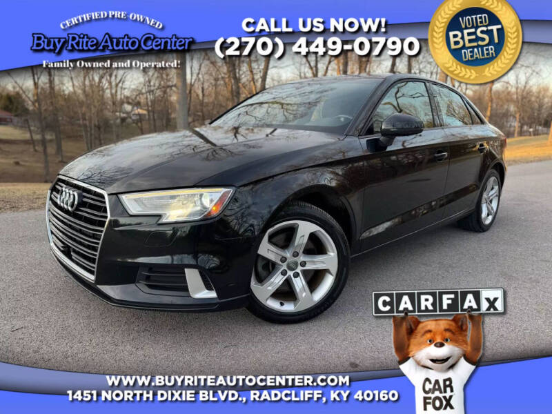 2018 Audi A3 for sale at Buy Rite Auto Center in Radcliff KY