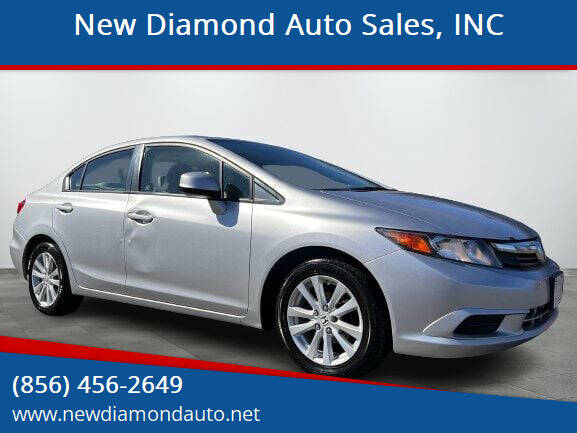 2012 Honda Civic for sale at New Diamond Auto Sales, INC in West Collingswood Heights NJ