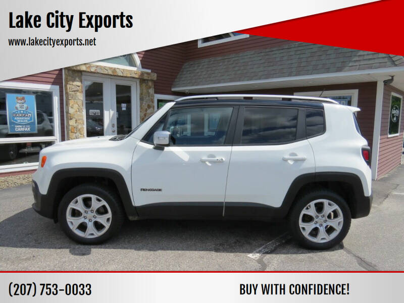 2017 Jeep Renegade for sale at Lake City Exports in Auburn ME