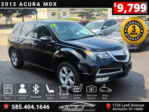 2012 Acura MDX for sale at Daskal Auto LLC in Rochester NY