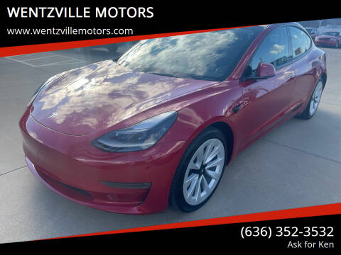 2022 Tesla Model 3 for sale at WENTZVILLE MOTORS in Wentzville MO