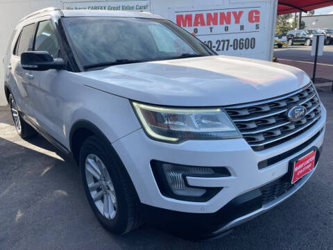 2016 Ford Explorer for sale at Manny G Motors in San Antonio TX