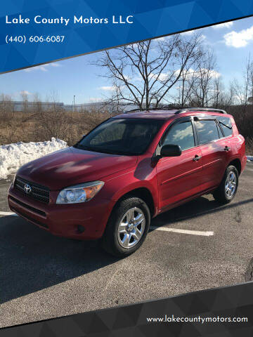 2007 Toyota RAV4 for sale at Lake County Motors LLC in Mentor OH