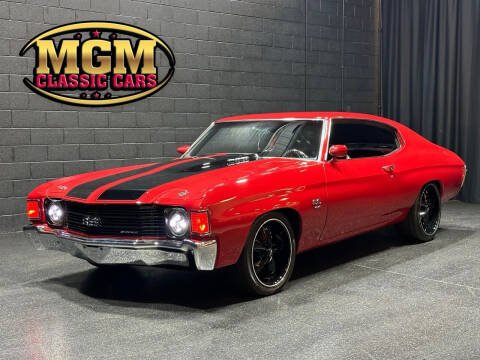 1972 Chevrolet Chevelle for sale at MGM CLASSIC CARS in Addison IL