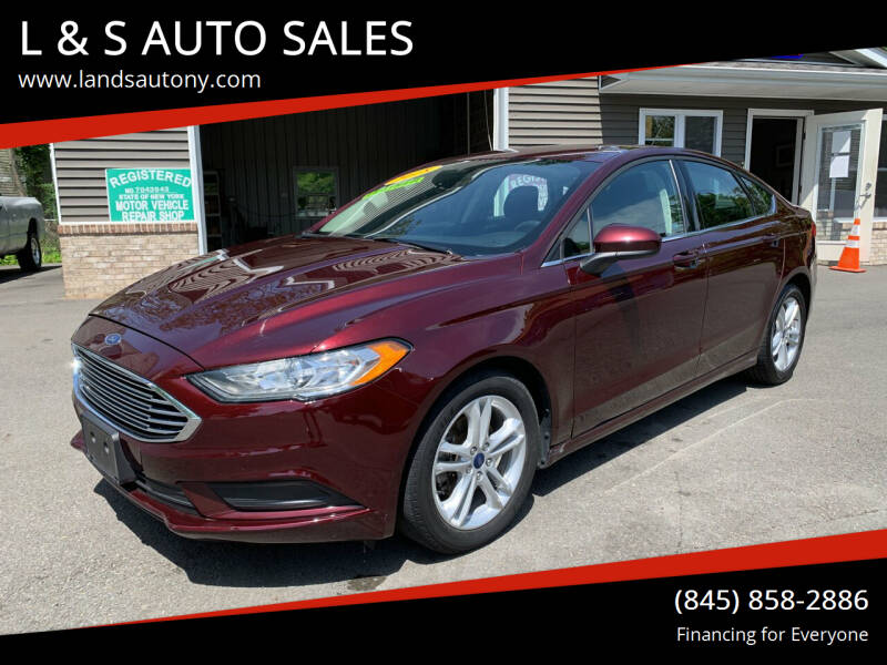 2018 Ford Fusion for sale at L & S AUTO SALES in Port Jervis NY