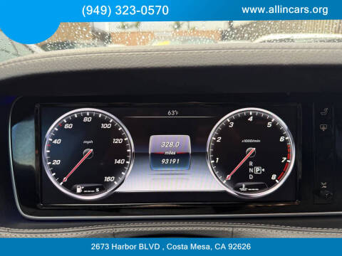 2015 Mercedes-Benz S-Class S 550