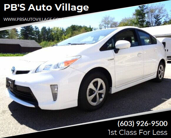 2013 Toyota Prius for sale at PB'S Auto Village in Hampton Falls NH