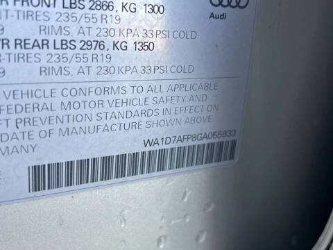 2016 Audi Q5 3.0T quattro Premium Plus