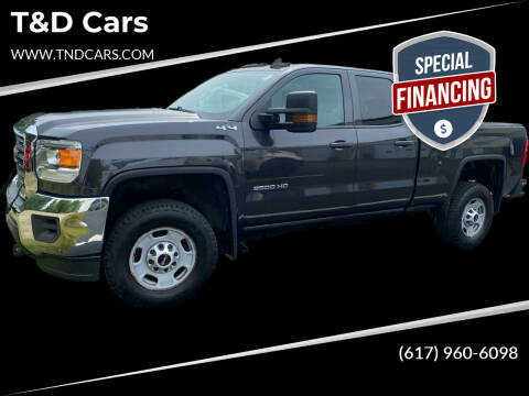 2016 GMC Sierra 2500HD for sale at T&D Cars in Holbrook MA