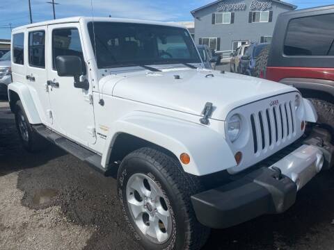 2013 Jeep Wrangler Unlimited for sale at Brown Boys in Yakima WA