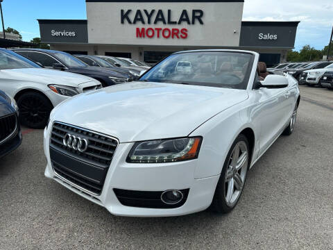 2010 Audi A5 for sale at KAYALAR MOTORS in Houston TX