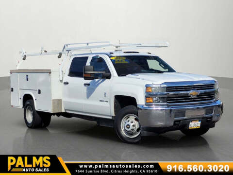2015 Chevrolet Silverado 3500HD 4WD Crew Cab  for sale at Palms Auto Sales in Citrus Heights CA