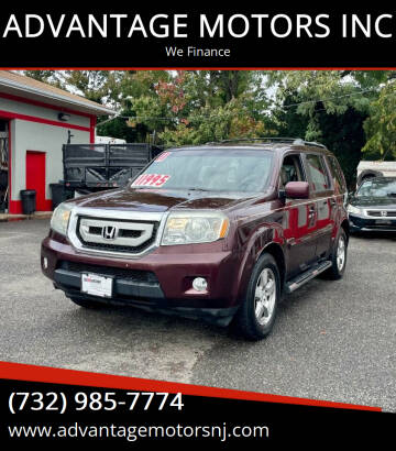 2011 Honda Pilot for sale at ADVANTAGE MOTORS INC in Edison NJ