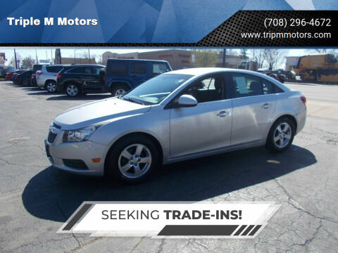 2013 Chevrolet Cruze for sale at Triple M Motors in Saint John IN