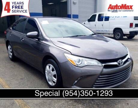 2015 Toyota Camry for sale at Auto Max in Hollywood FL