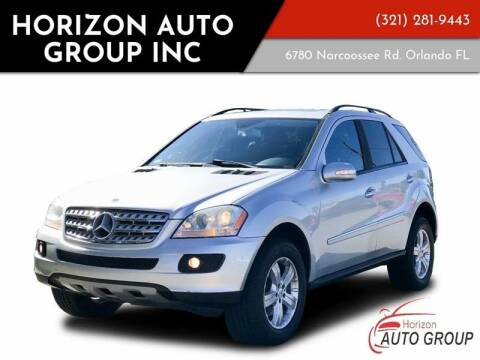 2008 Mercedes-Benz M-Class for sale at HORIZON AUTO GROUP INC in Orlando FL