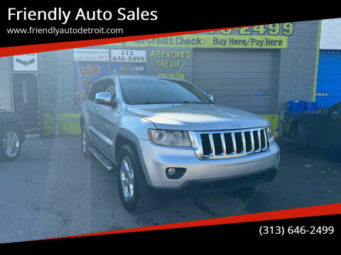 2012 Jeep Grand Cherokee for sale at Friendly Auto Sales in Detroit MI