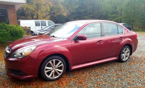 2013 Subaru Legacy for sale at Progress Auto Sales in Durham NC