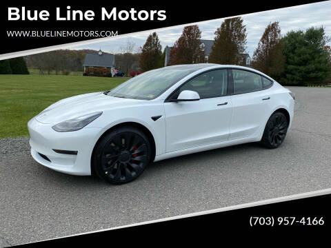 2021 Tesla Model 3 for sale at Blue Line Motors in Winchester VA