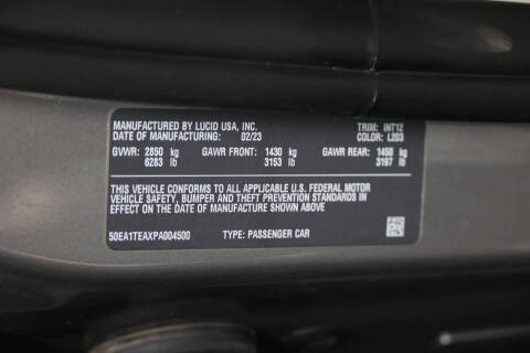 2023 Lucid Air Touring