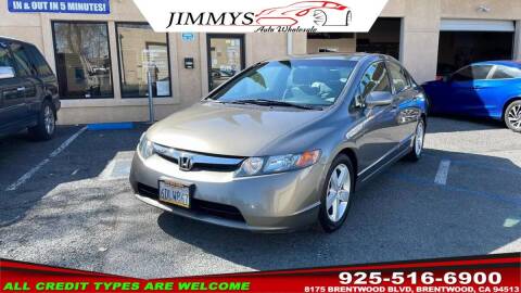 2008 Honda Civic for sale at JIMMY'S AUTO WHOLESALE in Brentwood CA