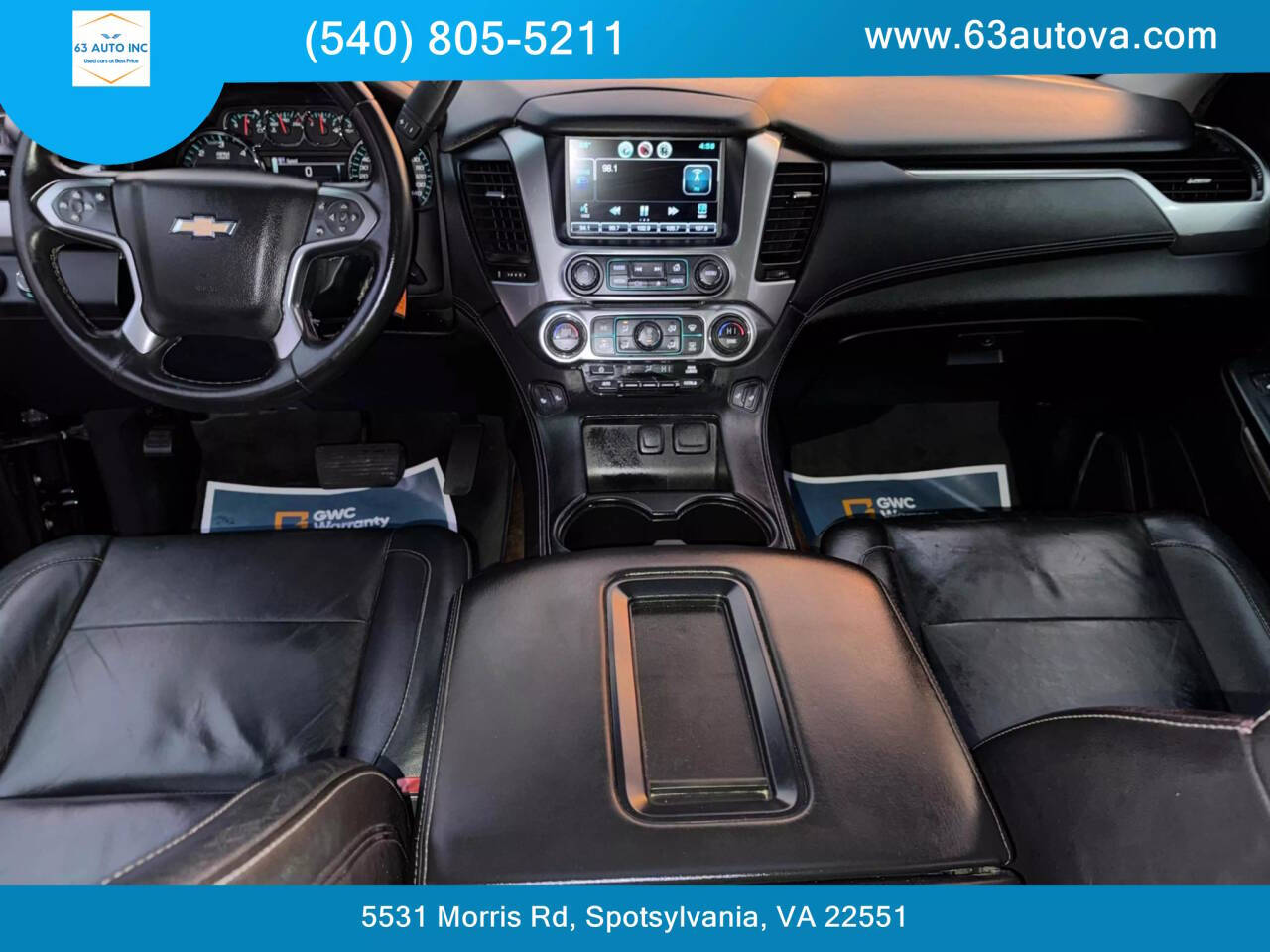 2015 Chevrolet Suburban for sale at 63 Auto Inc in Spotsylvania, VA