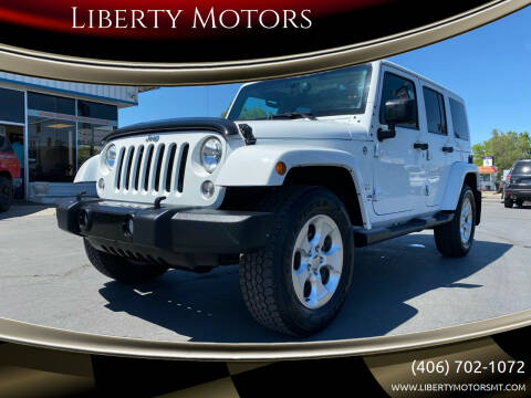 2015 Jeep Wrangler Unlimited for sale at Liberty Motors in Billings MT