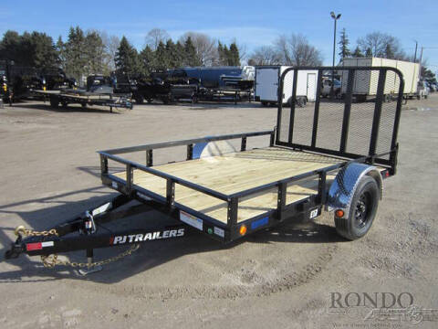 2025 PJ Trailer U7 Single Axle Utility U721031 for sale at Rondo Truck & Trailer in Sycamore IL