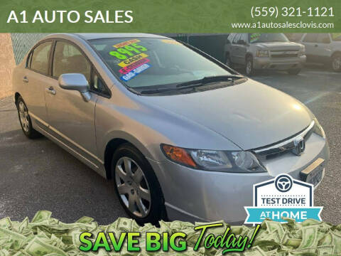 2007 Honda Civic for sale at A1 AUTO SALES in Clovis CA