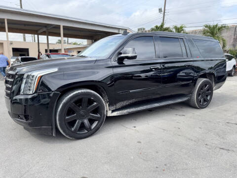 2018 Cadillac Escalade ESV for sale at Noah Auto Finance in Hollywood FL