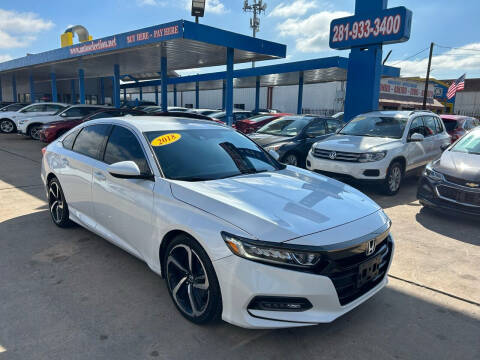 2018 Honda Accord for sale at Auto Selection of Houston in Houston TX