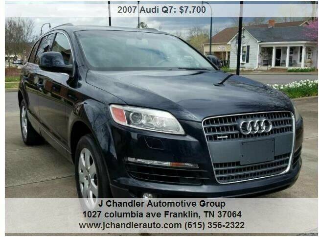 2007 Audi Q7 for sale at Franklin Motorcars in Franklin TN