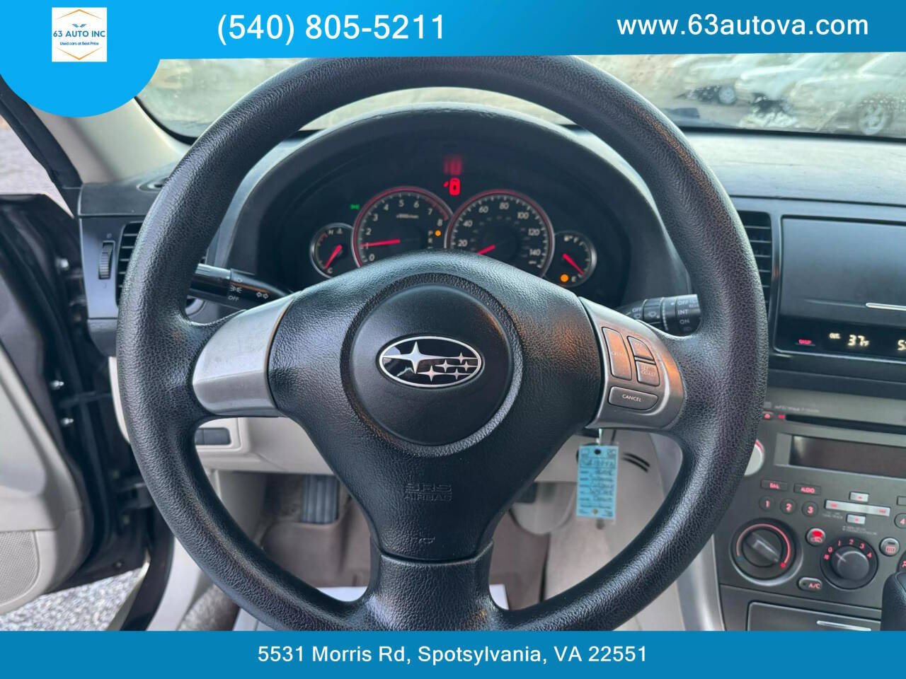 2008 Subaru Outback for sale at 63 Auto Inc in Spotsylvania, VA