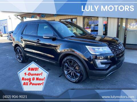 2017 Ford Explorer for sale at Luly Motors in Lincoln NE